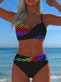 Women's Swimwear Swimming Suit Beach Outfits Summer Beach Festival Vacation Travel Sexy Luxury Modern Two Piece Set Bikinis