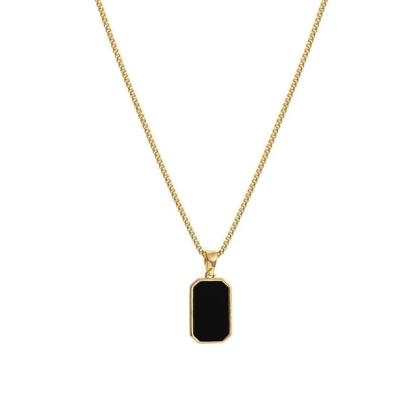 Necklaces Exquisite Minimalist Square Pendant Choker Chains Fashion Necklace For Women Jewelry Party Gifts Подвеска На Шею