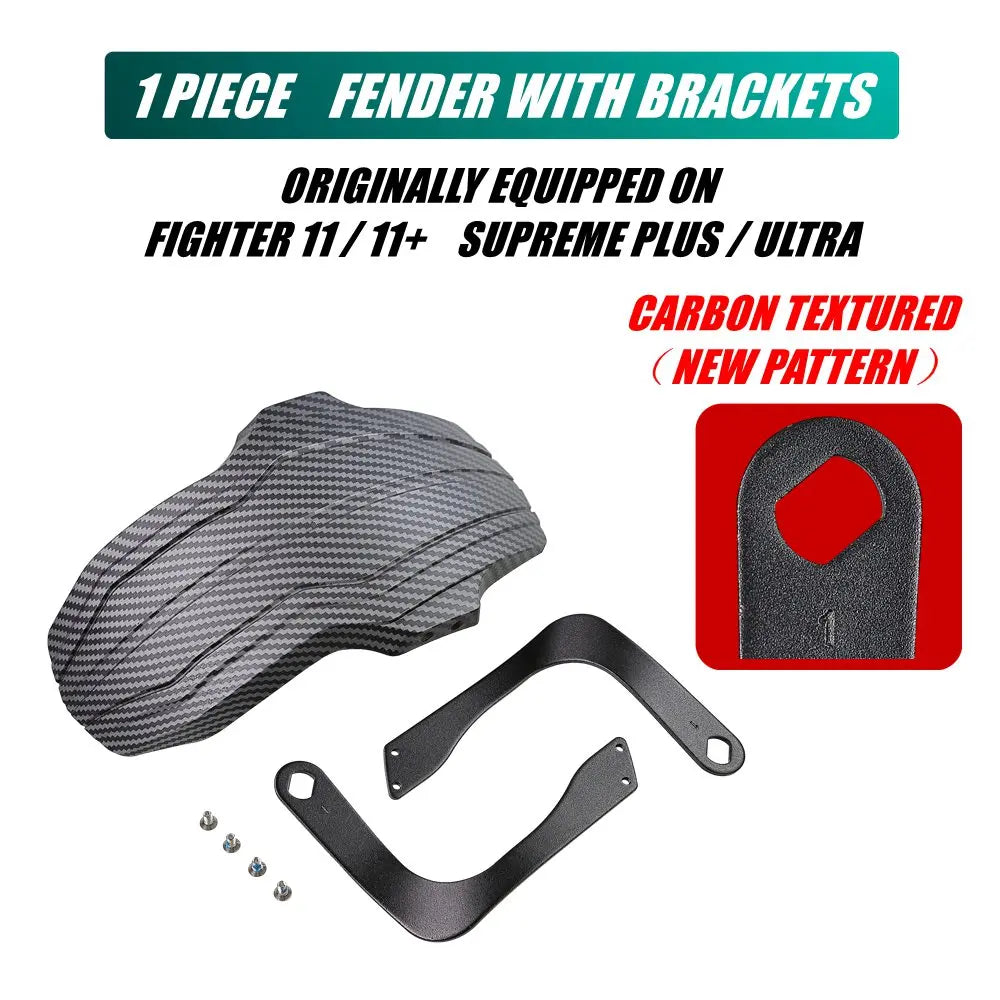 Original TEVERUN 11-Inch Fender for FIGHTER 11 11+ SUPREME PLUS ULTRA BLADE GT II Electric Scooter Mudguard Front And Rear Wheel