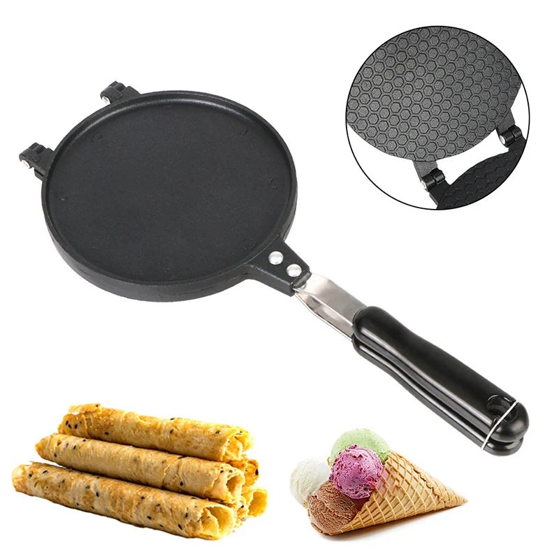 Nonstick Egg Roll Waffle Maker, Cake Mold, Home Bakeware, DIY Mini Ice Cream Cone Tool, Baking Pastry Utensils, Kitchen Supplies