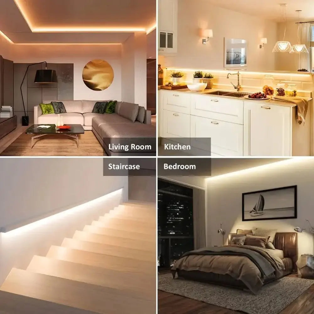 5V USB LED Strip Lights with Battery Box,1m/2m/3m/5m/10m High Brightness Light,Flexible Lights For Stairs,Bedroom,Party,Kitchen,