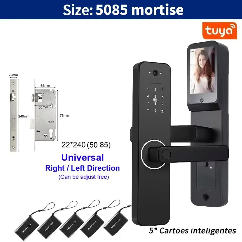 DSKDFTY Tuya wifi Smart Door Lock Digital Electronic Lock Remote APP Fingerprint Password RFID Unlock For Home house