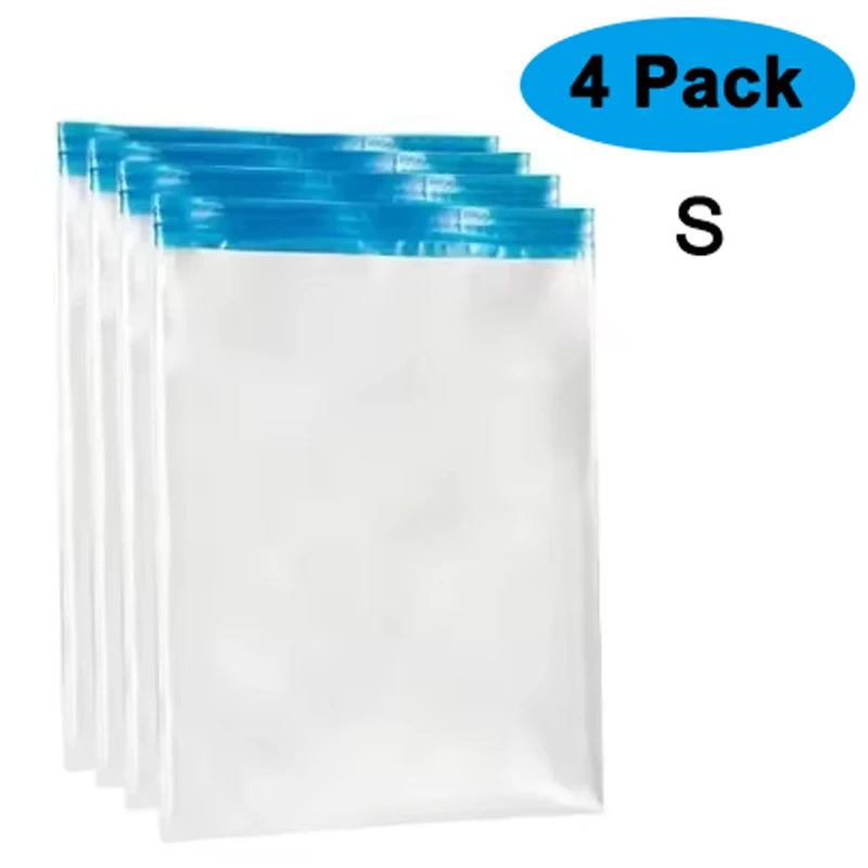 Travel Compression Bags, Roll Up Travel Space Saver Bags for Luggage, Cruise Ship Essentials Cothes, Folding Compressed Bag