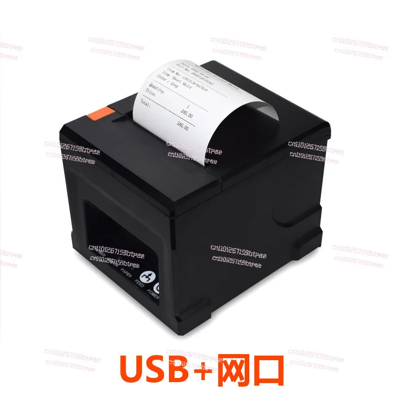 80mm Large Gear Receipt Inkless Smart Kitchen Front Desk Receipt Thermal Printer