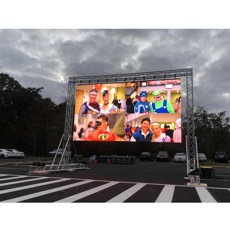 Waterproofing For Custom LED Display ProductsHot Selling Customized Advertising Stage Event LED Display Screen Video Wall Outdoo