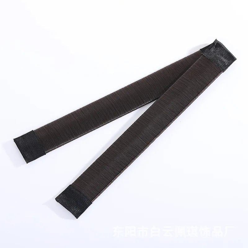 Simple Nylon Quick Hair Twister Ball Head Wig French Dish Made Lazy Curling Iron Bun Maker Synthetic Donuts Bud Head Band