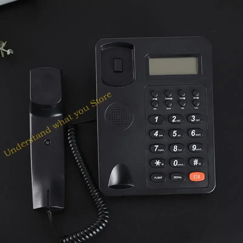 J60A Landline Phone KX-T2016 Caller Display Corded Telephone Support for Home Office