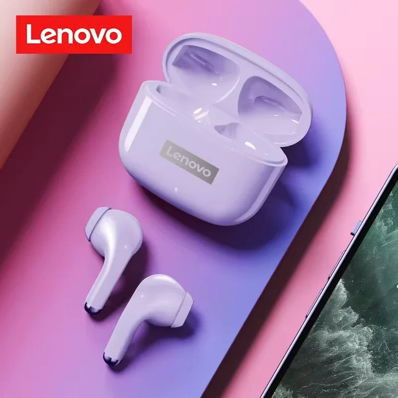 Lenovo LP40pro TWS Wireless Earbuds Bluetooth 5.3 HiFi Stereo Noise Reduction Sports Gaming Headphones for Running Travel Office
