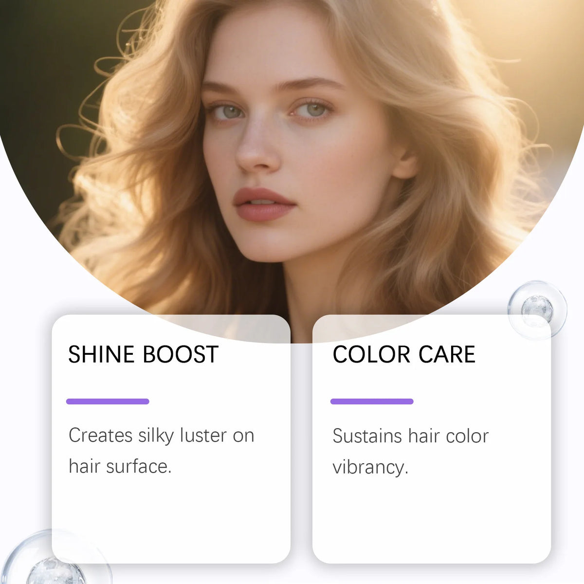 Gleamxi Icy Blonde Hair Dye Cream Permanent DIY Home Natural Long Lasting Shiny Glossy Anti Dry Damage Hair Coloring Cream 100g