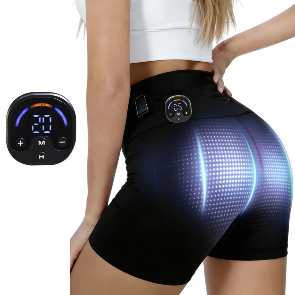 EMS Toning Shorts 6 Modes 30 Levels Yoga Pants Butt Lifter Pelvic Floor Trainer for Slimming Thighs & Hips Massage Body Shaping
