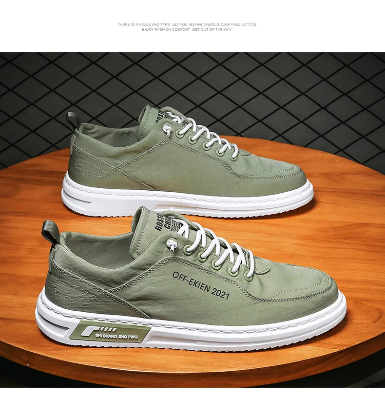 Men's Flats Shoes Luxury Men's Sneakers Spring Autumn 2025 Outdoor Sport Shoes for Men Fashion Vulcanized Shoe Tenis Para Hombre