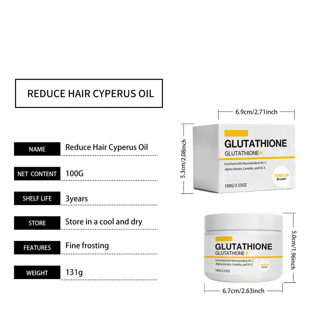 100g Glutathione Whitening Cream Tone Up Booster Niacinamide Vitamin C Alpha Arbutin Dark Spot Corrector Glow Face Moisturizer