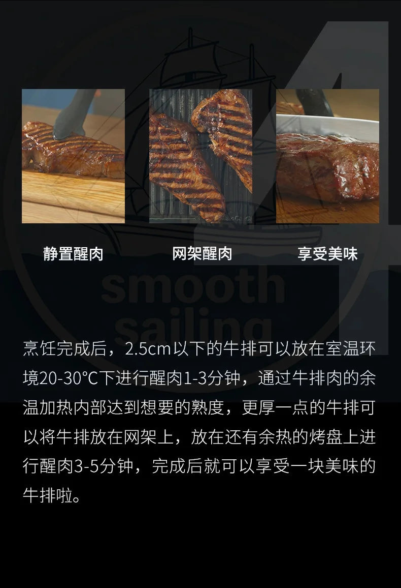 110V 220V Intelligent Fully Automatic Steak Grill Household High Temperature Multi-function Electric Cooking Pan