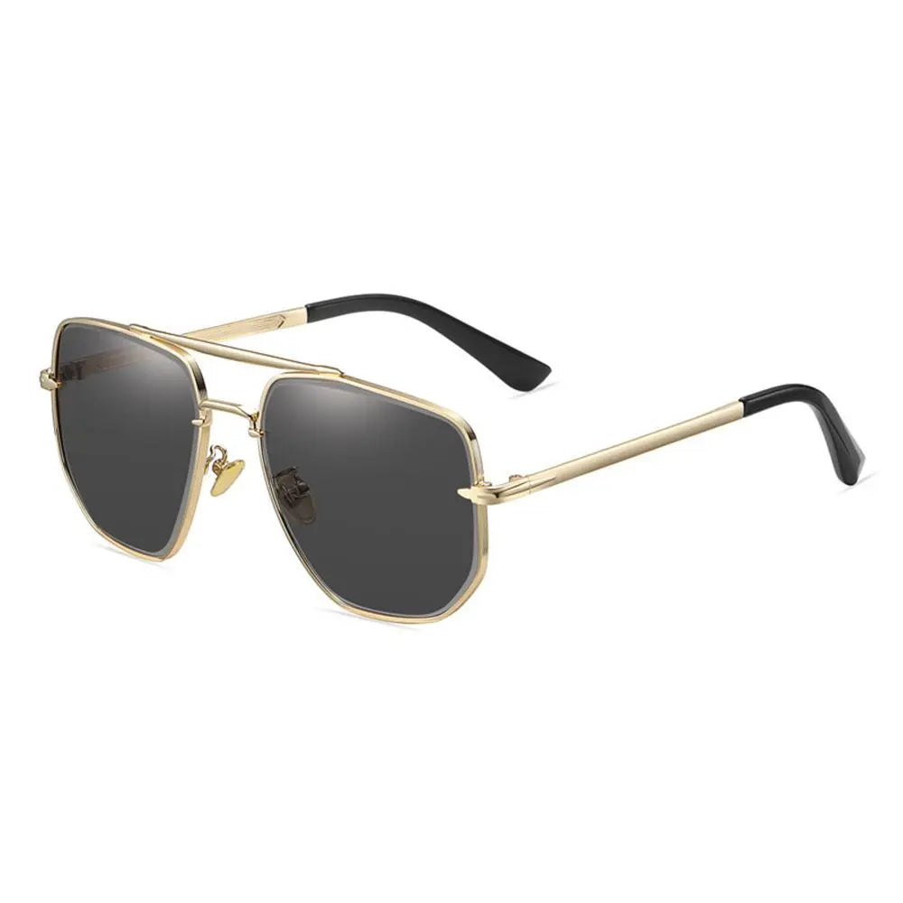 Retro Metal Frame Sun Glasses Driving Polygon Sunglasses Sun Glasses Polarized Sunglasses for Men Men's Shades