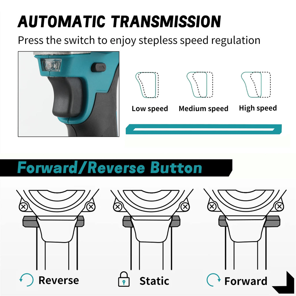 NEW 2026 Makita DDF487 18V Cordless Brushless Impact Drill 13mm 1700rpm 40Nm Ergonomic Grip Power Tool for All Drilling Tasks