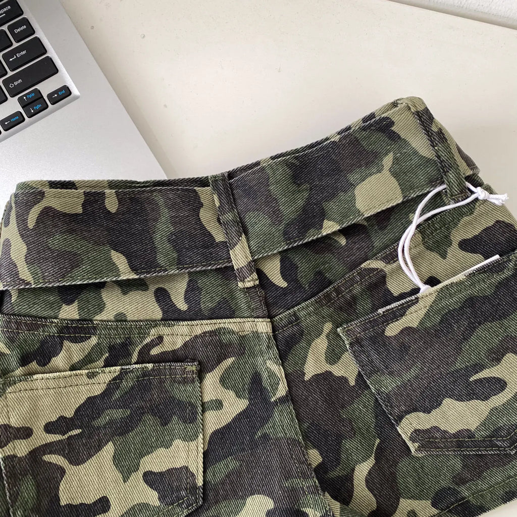 American Retro High Waist Denim Shorts Women Summer Ripped Mini Hot Girl Style Street Fashion Versatile Daily Casual Jeans Women