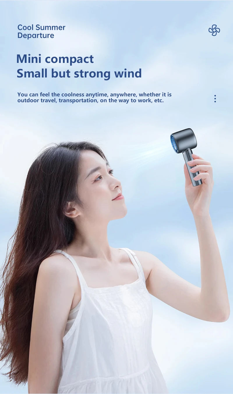 Electric Fan 8000mah Technology Display Wireless Portable Air Circulation Fan Desktop Air Cooling Diffuser Silent Fan Hot
