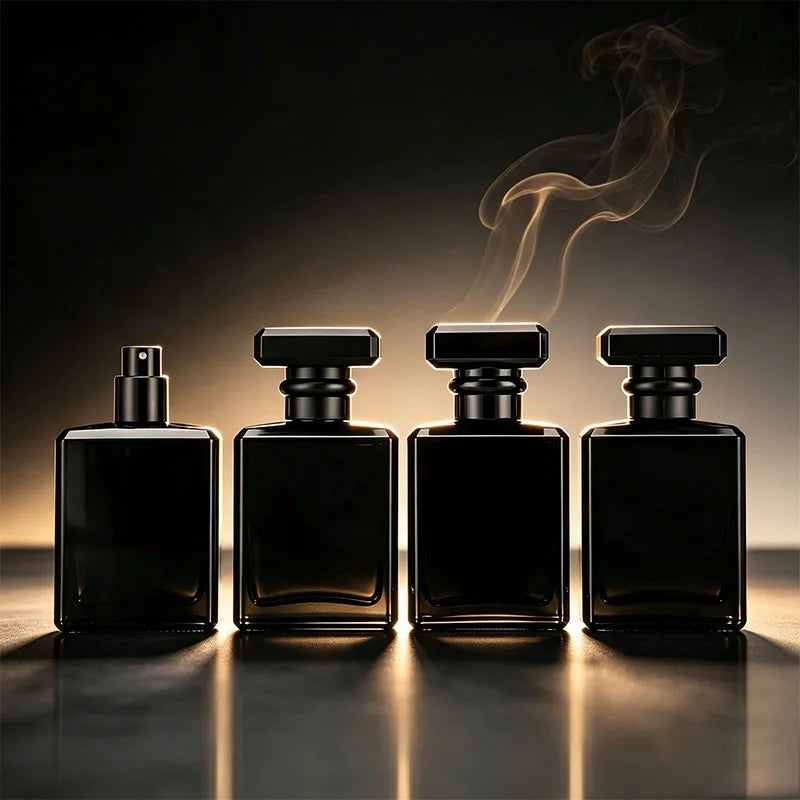 5/10PCS 30/50/100ml Empty Bright Black Perfume Glass Spray Bottle Cosmetic High-end Portable Container Makeup Fine Mist Atomizer