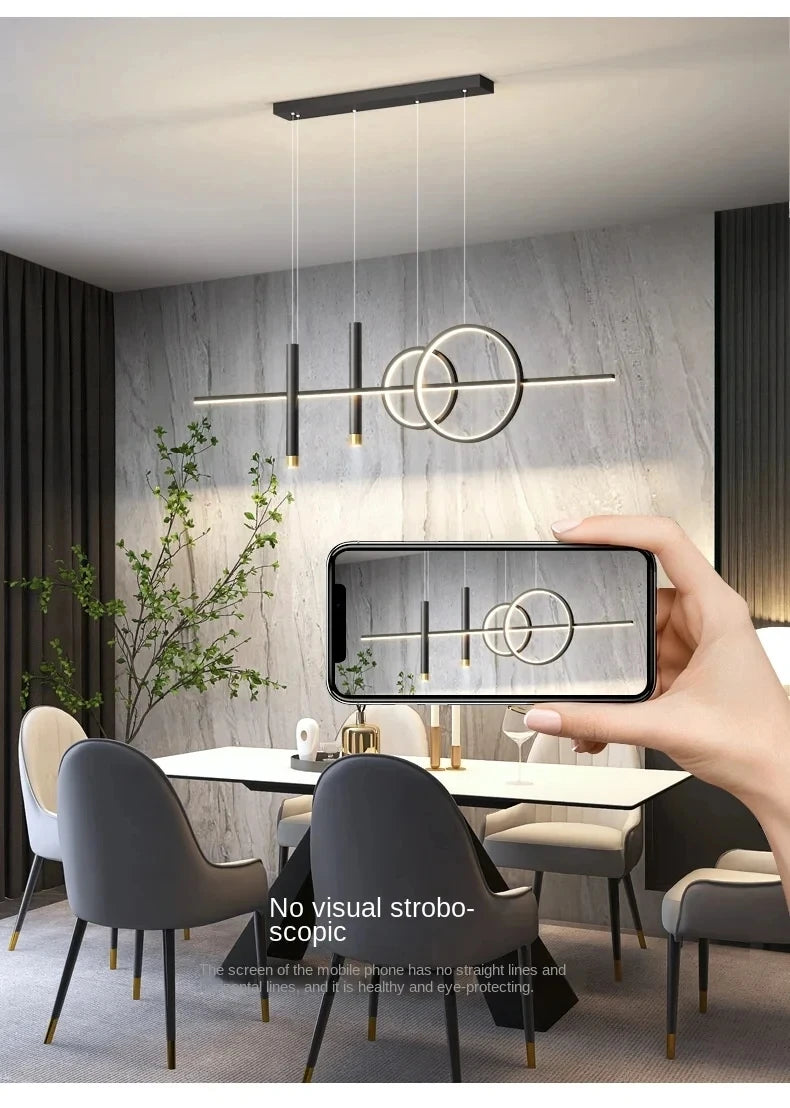 Modern Restaurant Pendant Lights LED Dining Tables Kitchens Ceiling Lights Modern Minimalist Hotels Bars Cafes Home Decor