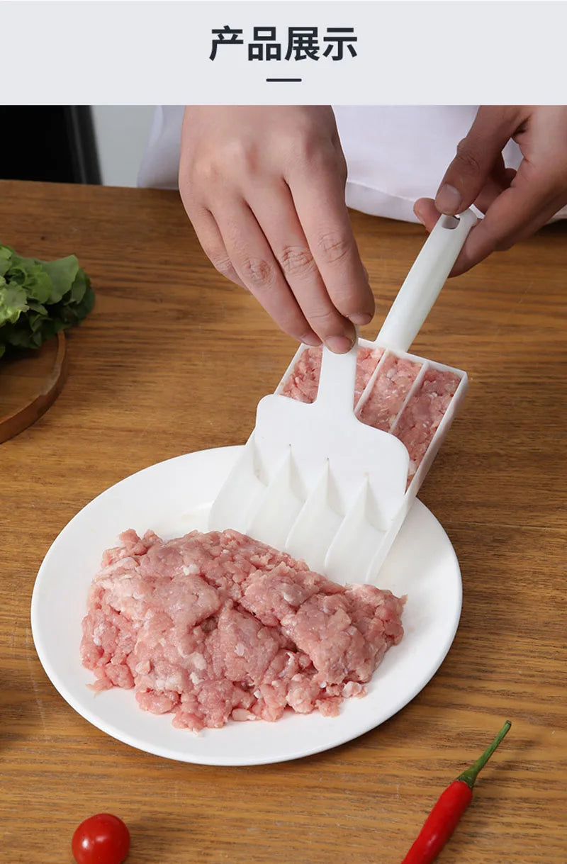 NEW Quadruple Meatball Maker Set Rice-Meat Dumplings Maker Fried Fish Meat Making Balls Mold Kitchen Gadgets Cooking Accessories
