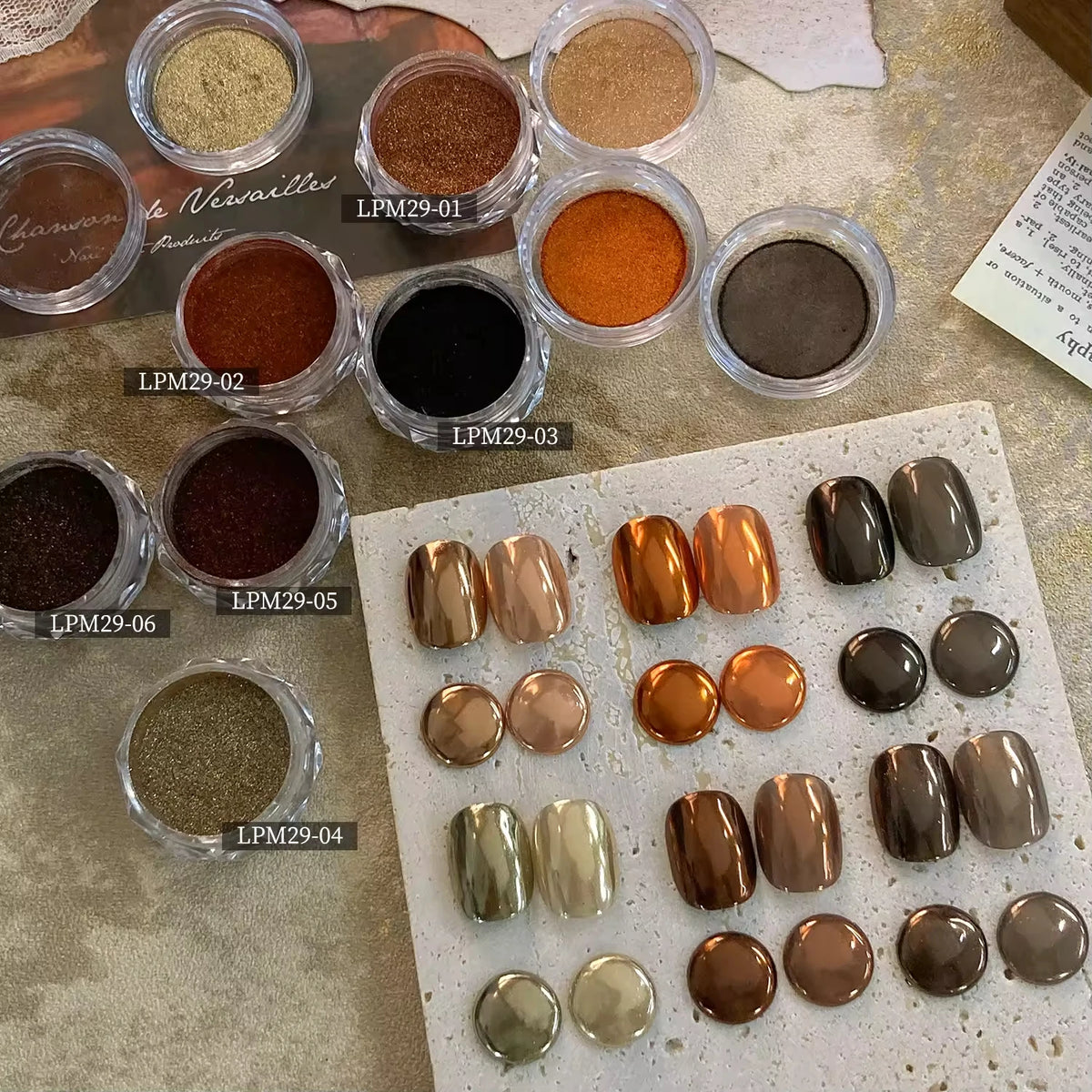 New Winter and Autumn Color Optional Mirror Powder Nail Gel Powder DIY Nail Powder