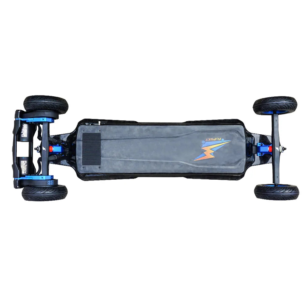 Flipsky Lightning-FS-AT2WD Top Speed Durable Carbon Fiber Deck Electric Skateboard Come With Dual FSESC6.9 12S Battery
