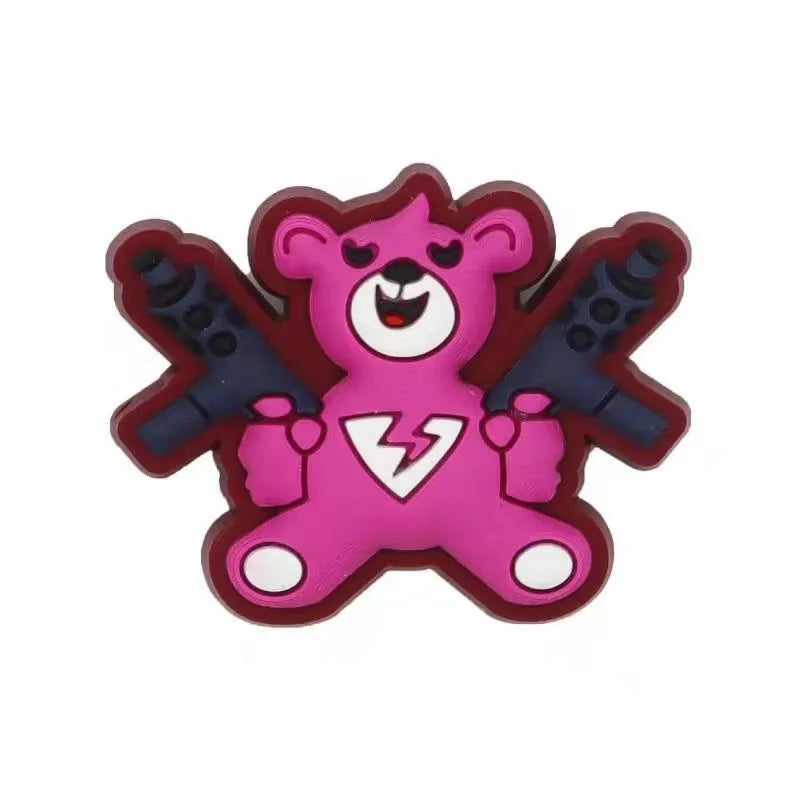 10-21pcs Game Characters Popular Shoe Charms Cartoon Shoes Accessories Decoration Buckle Fit Clog Sandal Wristbands Accessory