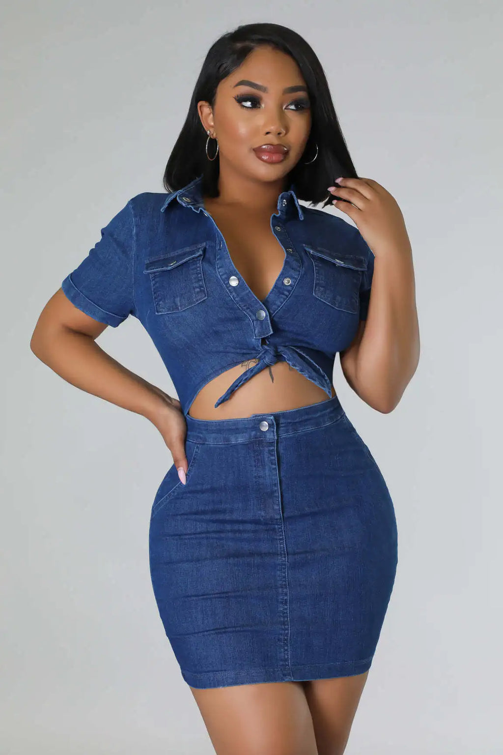 Bodycon Dress Women Denim Dresses Mom Jeans Short Sleeve Mim High Waist Vestidos Sexy Streetwear Elegant Y2k Party Club 2025