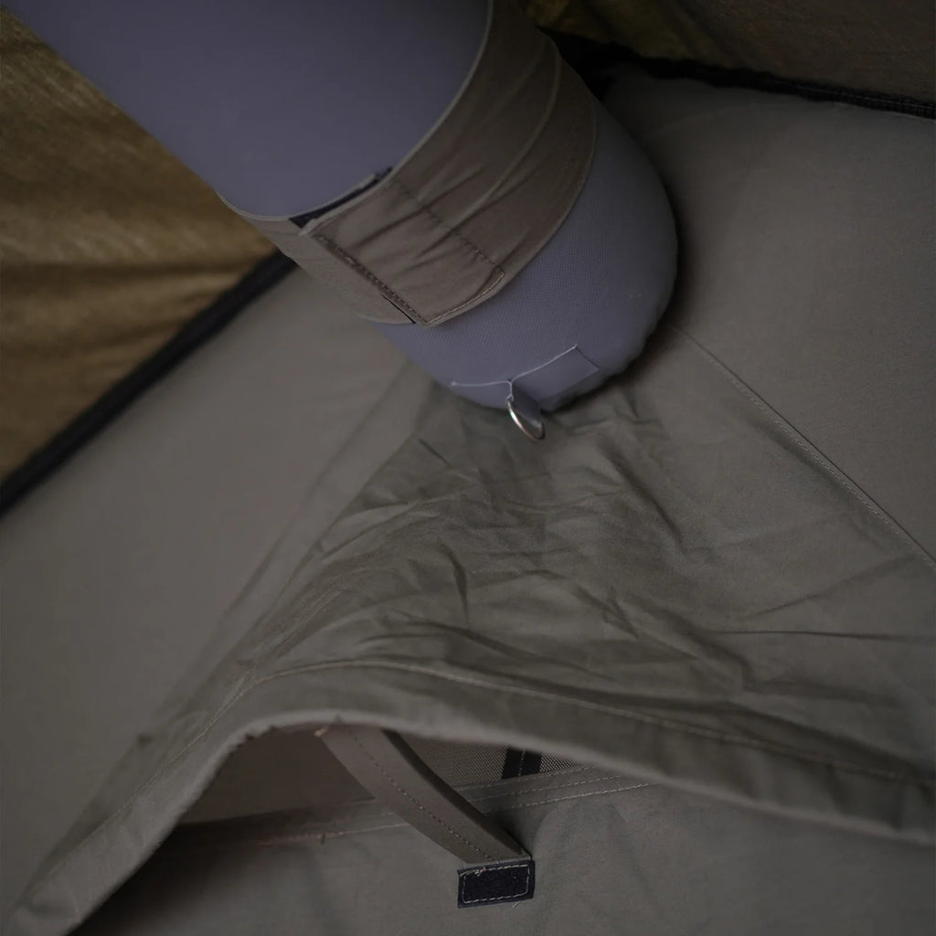 Camping Tent, 16 sq.m Poly-Cotton Glamping Air Tent, 6-8 Person Instant Setup Waterproof Four Season Family Cabin Tent