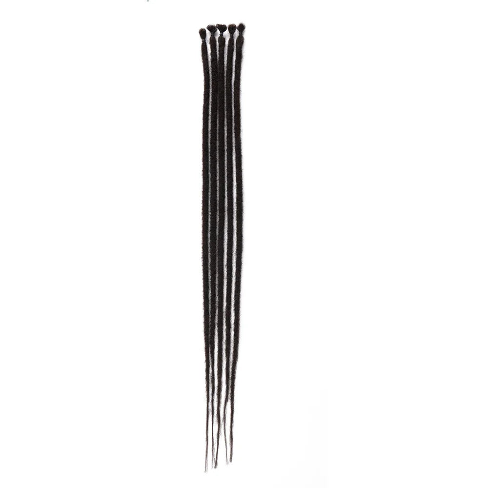 Synthetic Dreadlock Extensions Crochet Dreads 5 Strands 24 Inch Ombre blonde Dreads extensions  Human-Like Hair Loc Extensions