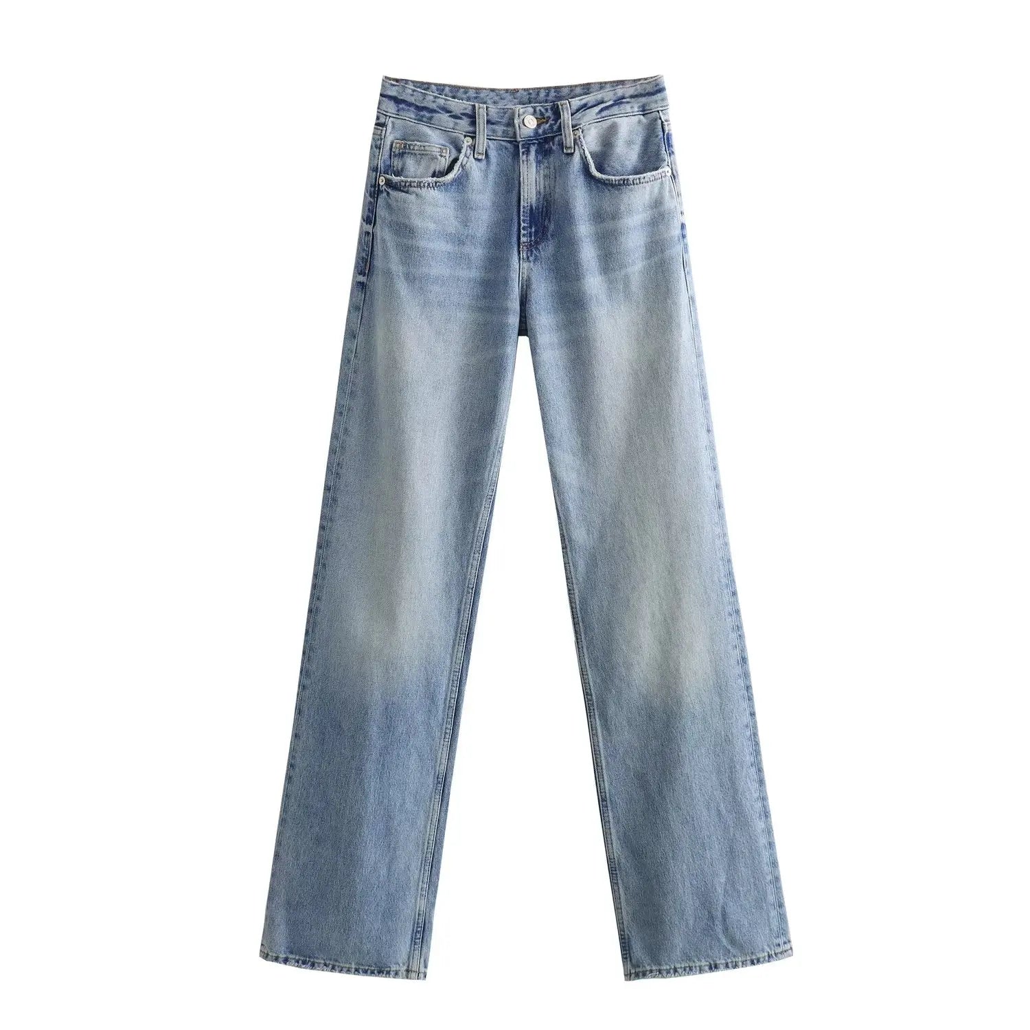 Maxdutti British fFashion Street Distressed Jeans Boyfriend Style Pants Girls Retro Loose Casual Jeans For Women Harem Denim