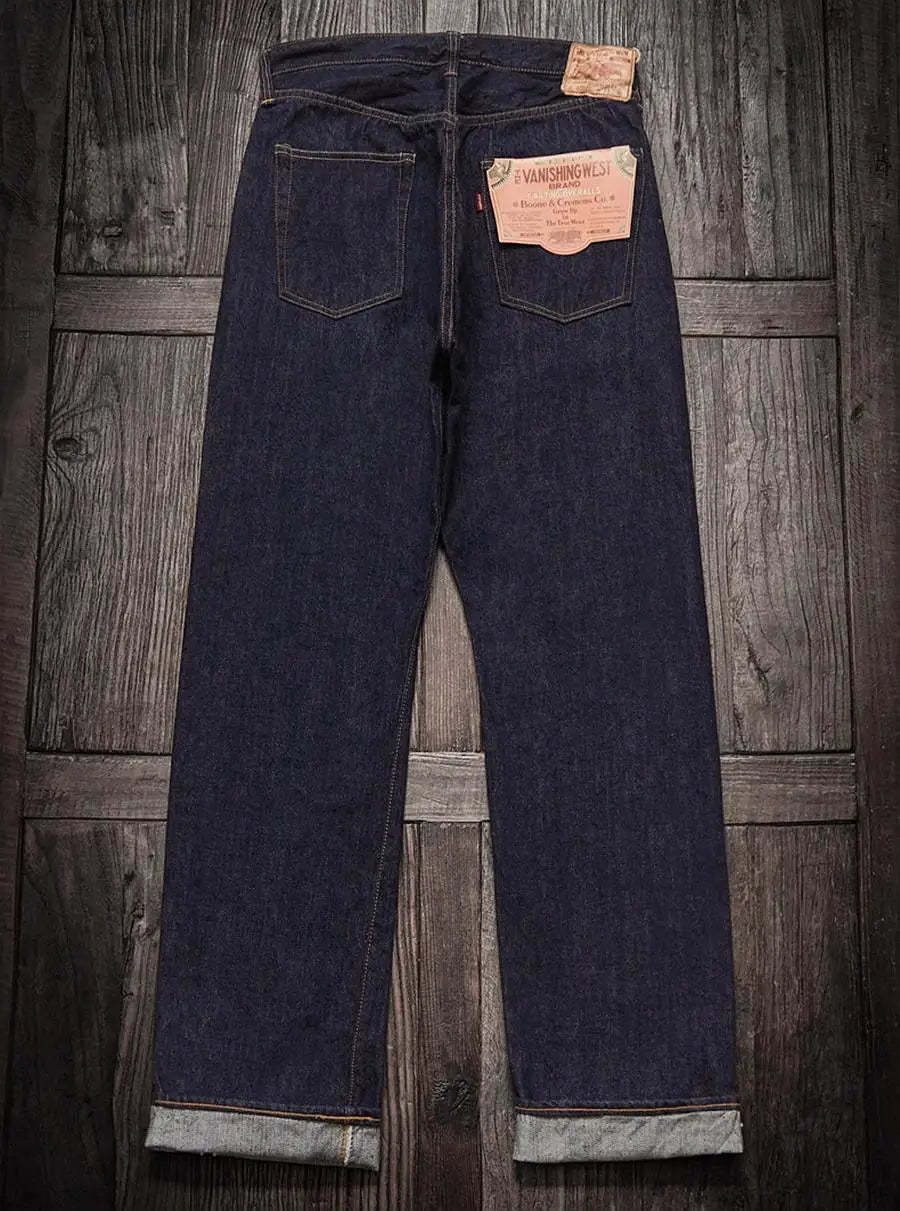 FREEWHEELERS 601XX 1951, five bags of 14oz indigo vintage jeans
