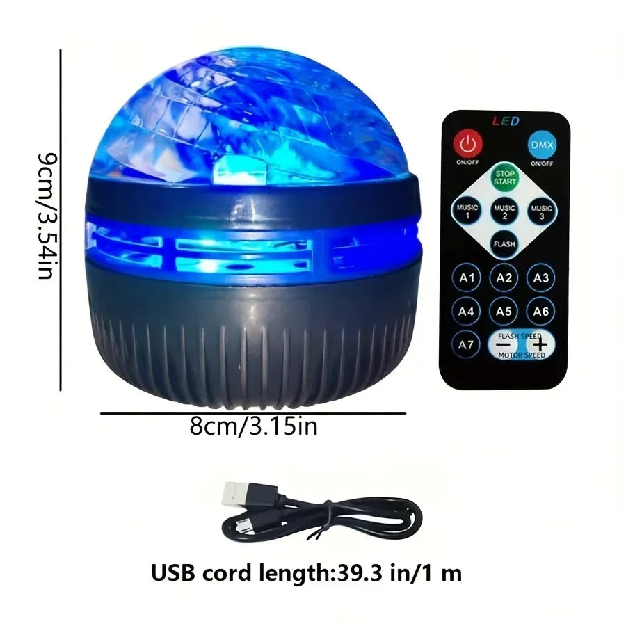 LED Starry Sky Northern Light Projector A Variety of Styles Projection Lamp with Remote Control Auto Rotate for Home Party Decor