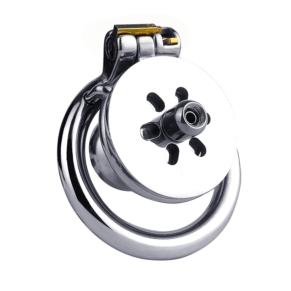 FRKO Male Inverted Chastity Cage with Big Urine Can Matched With P001 Dildo Lockcock BDSM Intimate Adult Products For Men Gay