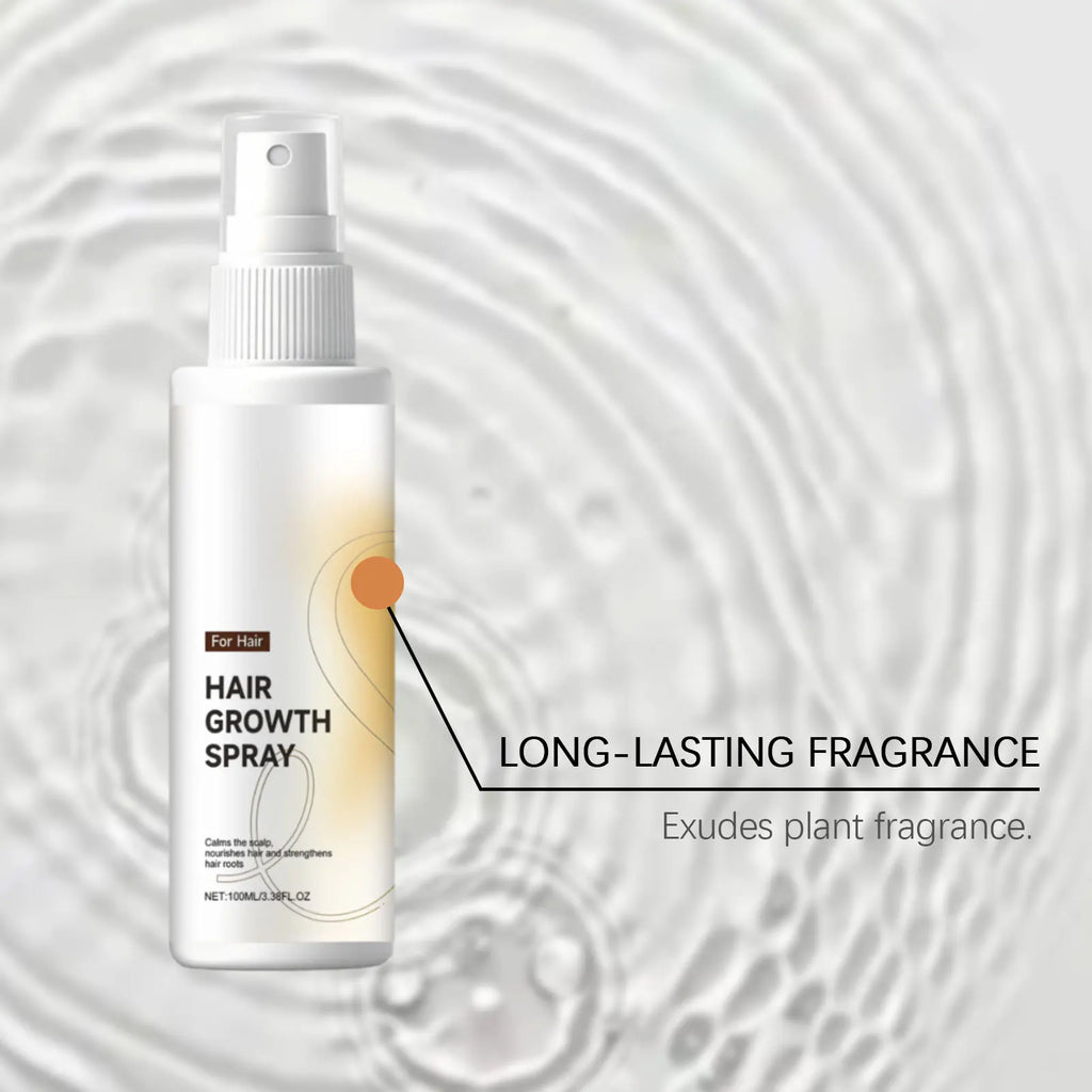 Hair Growth Spray Nourish Moisturize Scalp Plump Strengthen Follicles Reduce Hair Loss Breakage Sagging Smooth Out Frizz Essence