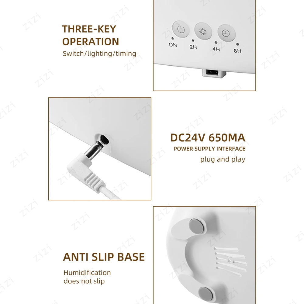Creative Raindrop Windmill Essential Oil Diffuser Colorful Atmosphere Light Remote Control Humidification Aromatherapy Machine