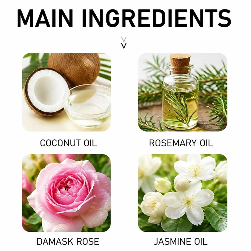 Rozino Bulgarian Damascus Rose Hair Essence – Leave-In Hair Care
