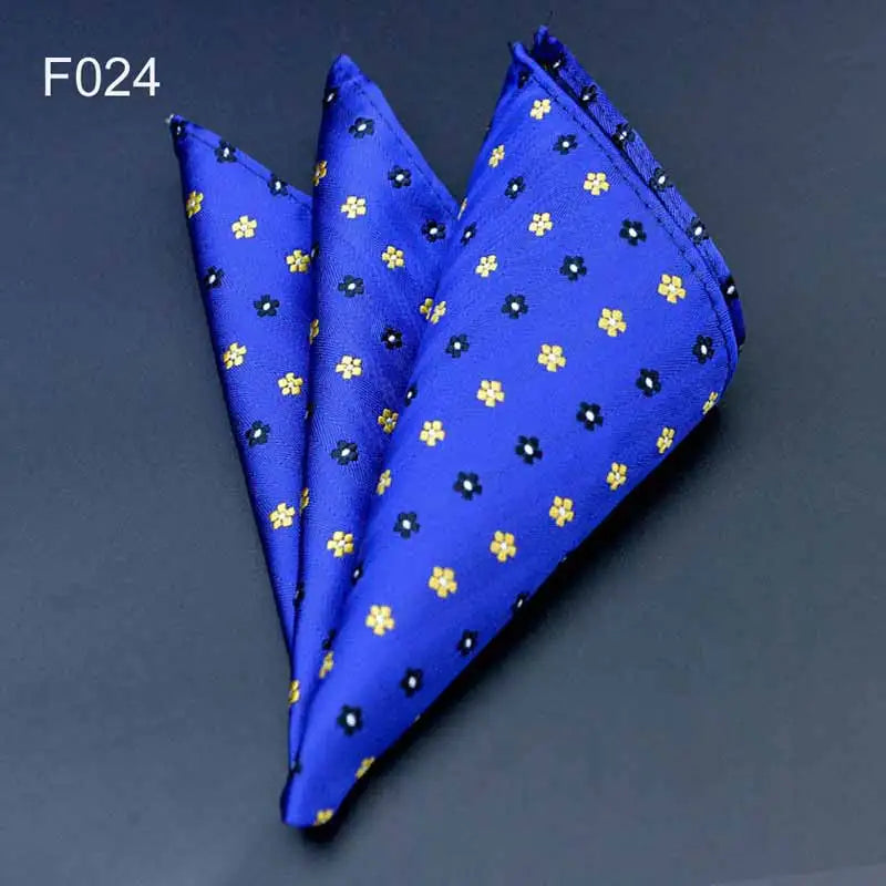 41 Colors Men's Handkerchief Plaid Dot Paisley Hankies Hanky Business Pocket Square Chest Towel 25*25CM