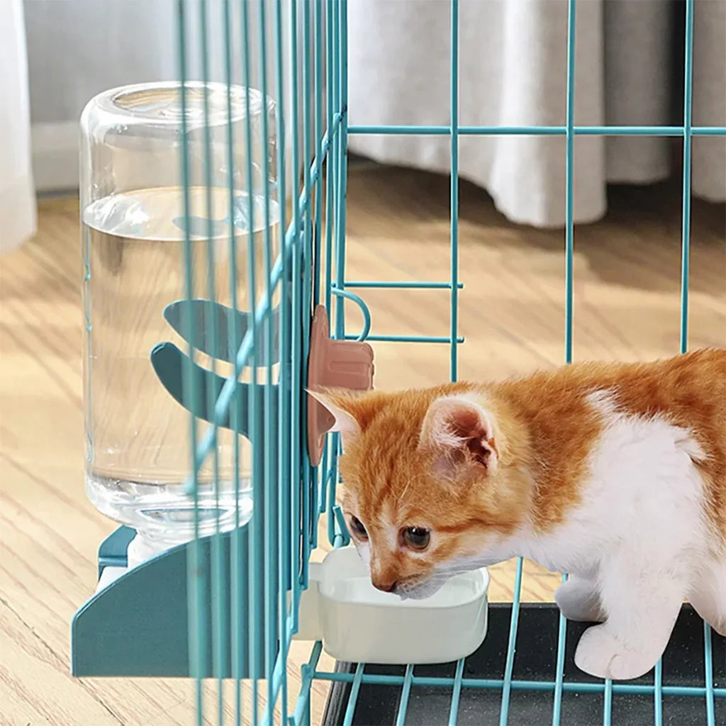 Hanging Pet Drinker Automatic Water Dispenser For Small Animal Pet Adjustment Pet Water Bottle For Parrots Birds Rabbits Cat Dog