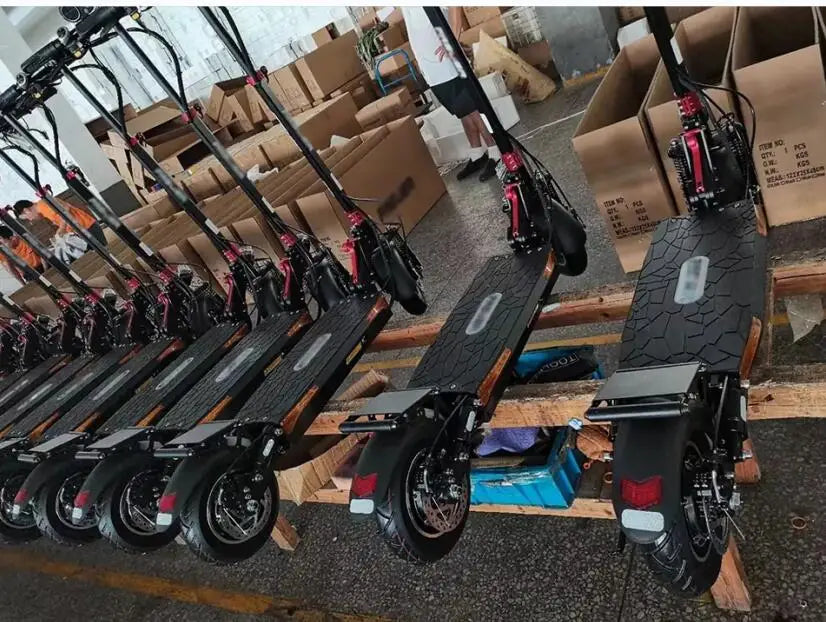 Thrimzol X4 Dual Motor Adult Off-Road Electric Scooter 48V 18AH Battery 60KM Range 150kg Max Load 3-7 Day Delivery