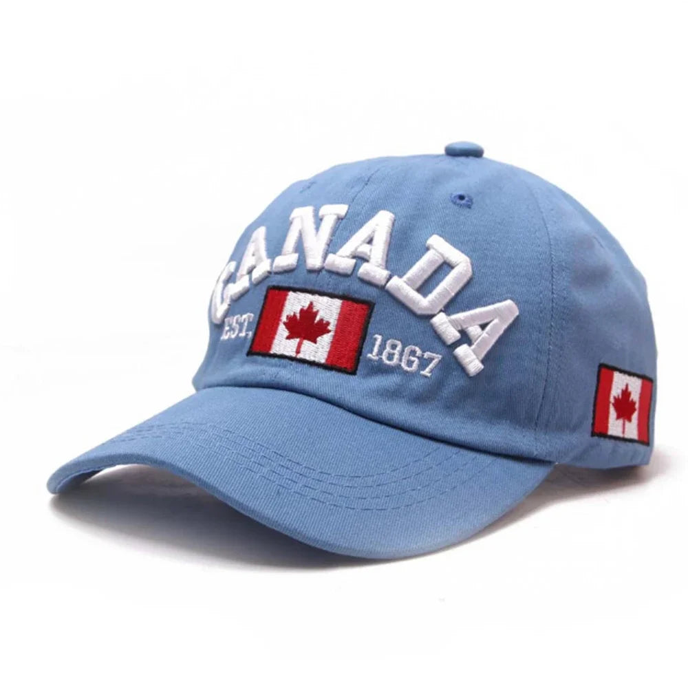 New Baseball Cap Unisex Canadian  Spring Summer Wild Sun Visor Popular Adult Letter Hat