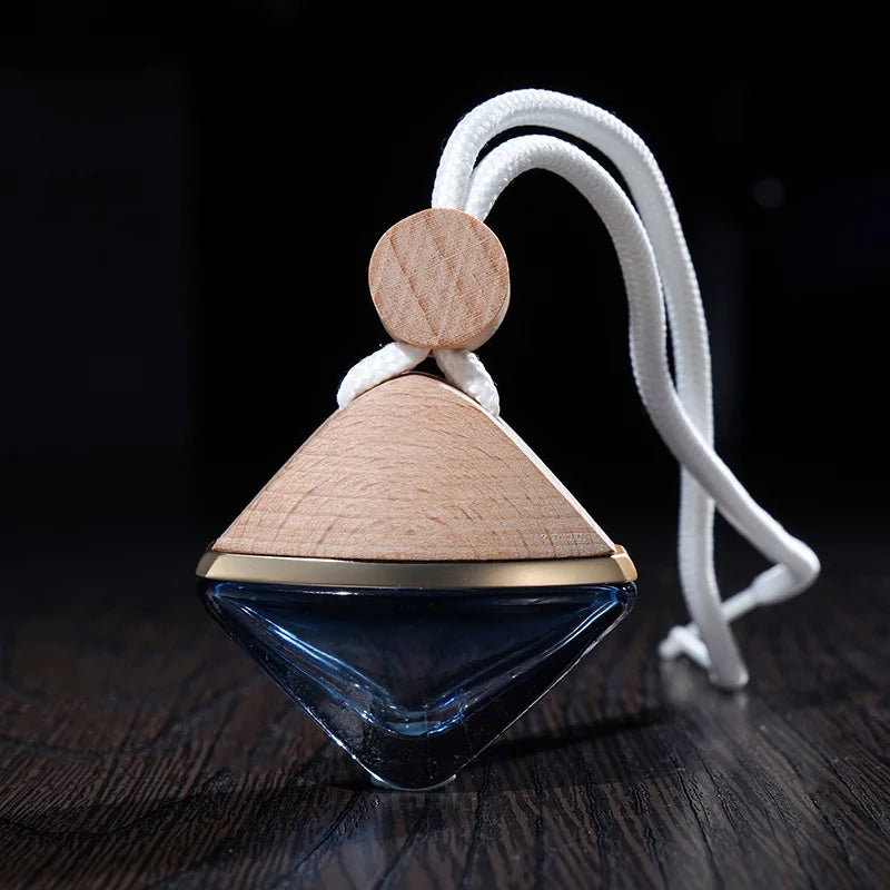 Perfume Bottle Glass Air Freshener Car Fragrance Ornament Pendant Hanging Mini Auto Ornament Essential Oils Diffuser Bottle