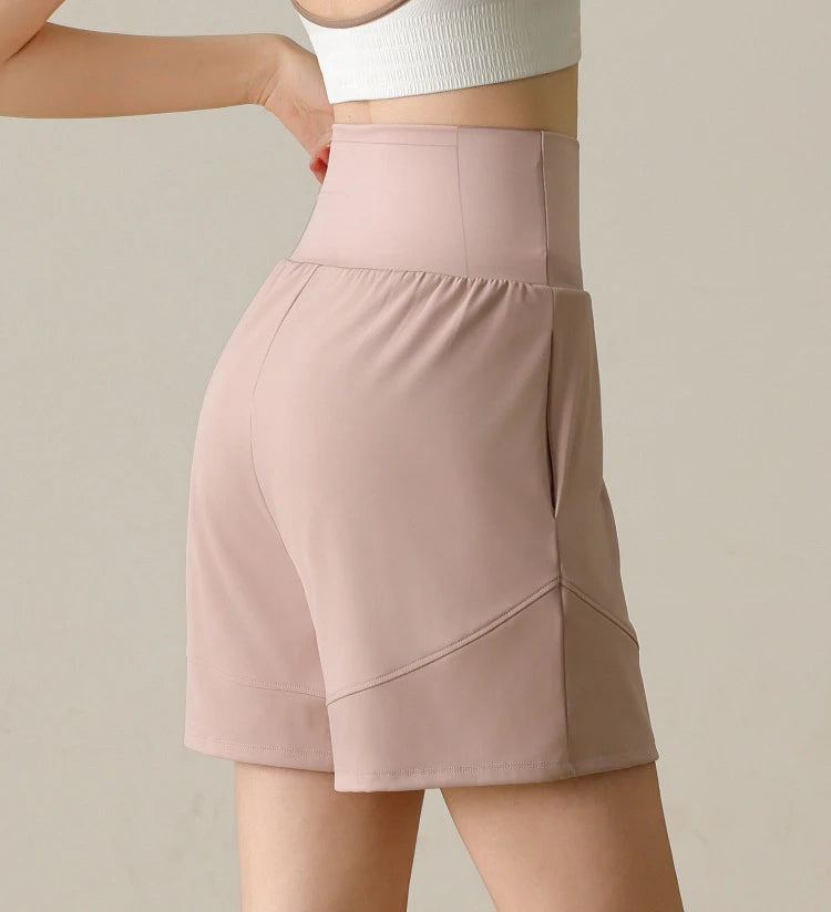 NEW Women's Quick Dry Sports Shorts Loose Slim Fit Casual Yoga Fitness Training Five-Point Pants Running Fashion