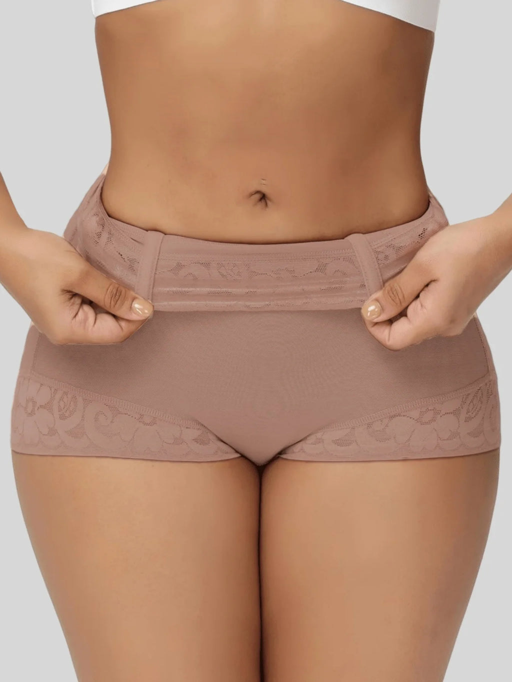 1pc Women High Waist Slimming Control Tummy Shaper Pants, Suitable For Multiple Occasions