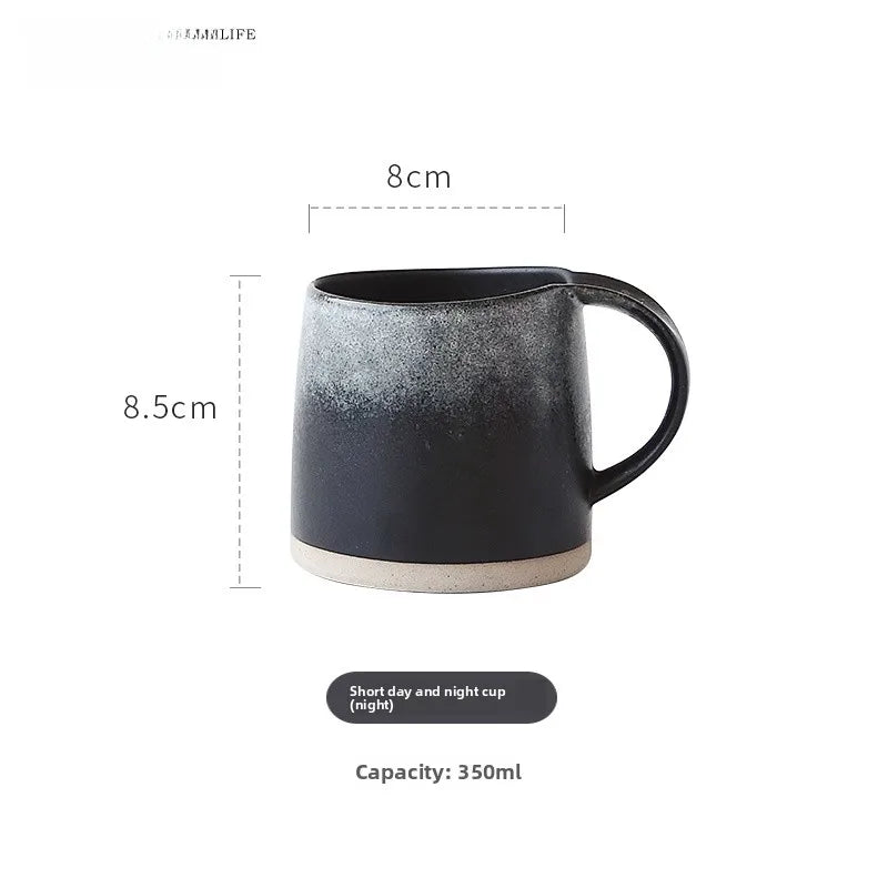 Tlife Japanese Sle Cerc Coffee Cup Vintage Small Batch Mugs Couple Cups Day Night Home Use Handmade Available