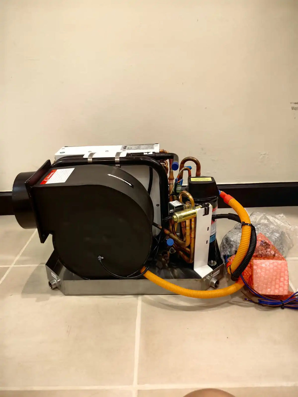 DC 24V 12000BTU Brushless DC Fan Motors Air Cooling Unit Heat Pump System Variable Frequency Compressor Marine Air Conditioner