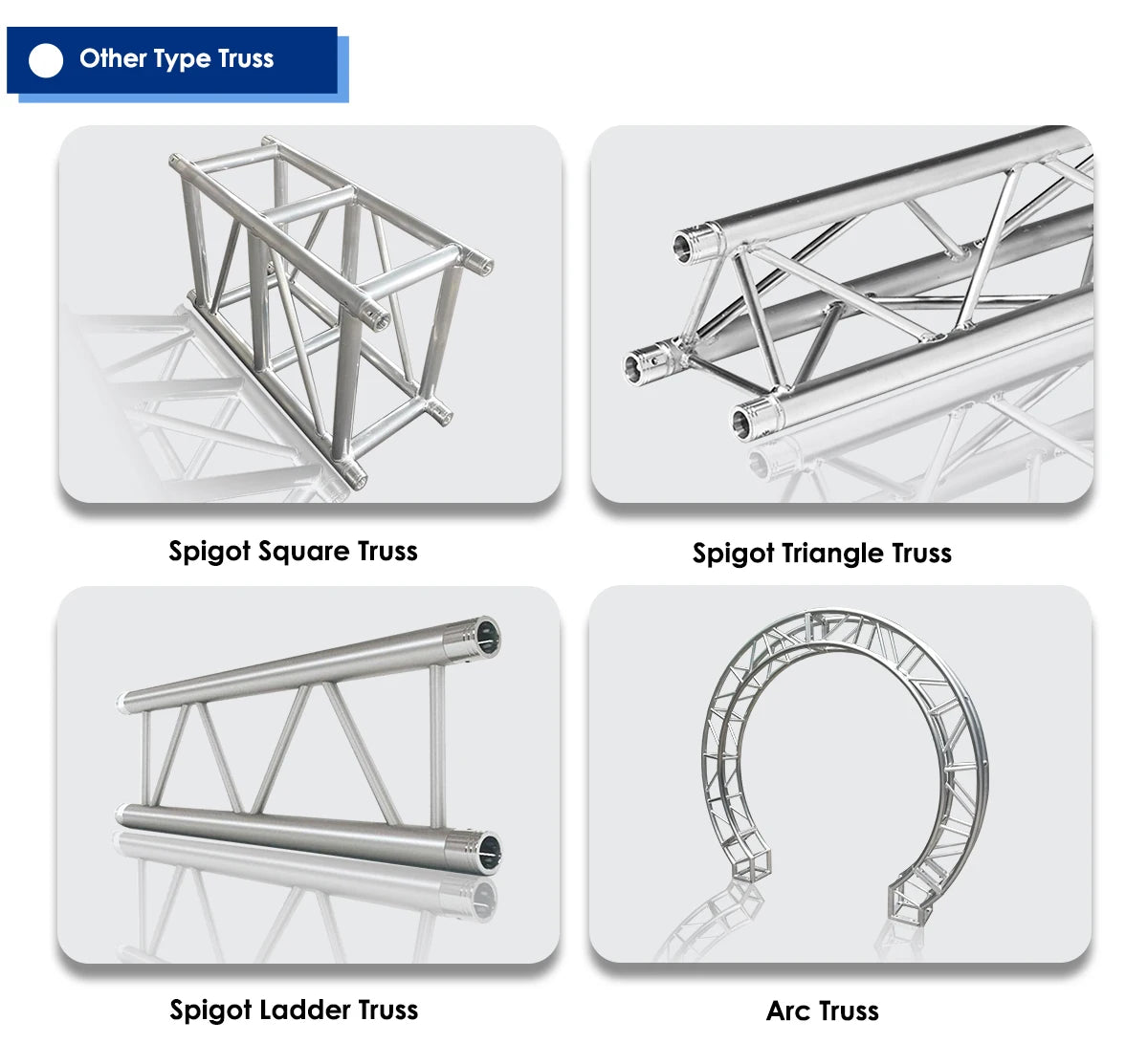 Aluminum Goal Post Truss System Customized LED Screen Speaker Lifting Tower for Shows Performances