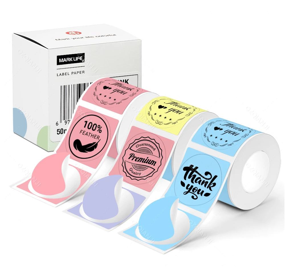 X2 Thermal RFID Label Sticker Adhesive Label Paper Tape 40*30mm 50*30mm for M110 M220 M200 P50 X2 E210 P2 N20 Label Printer