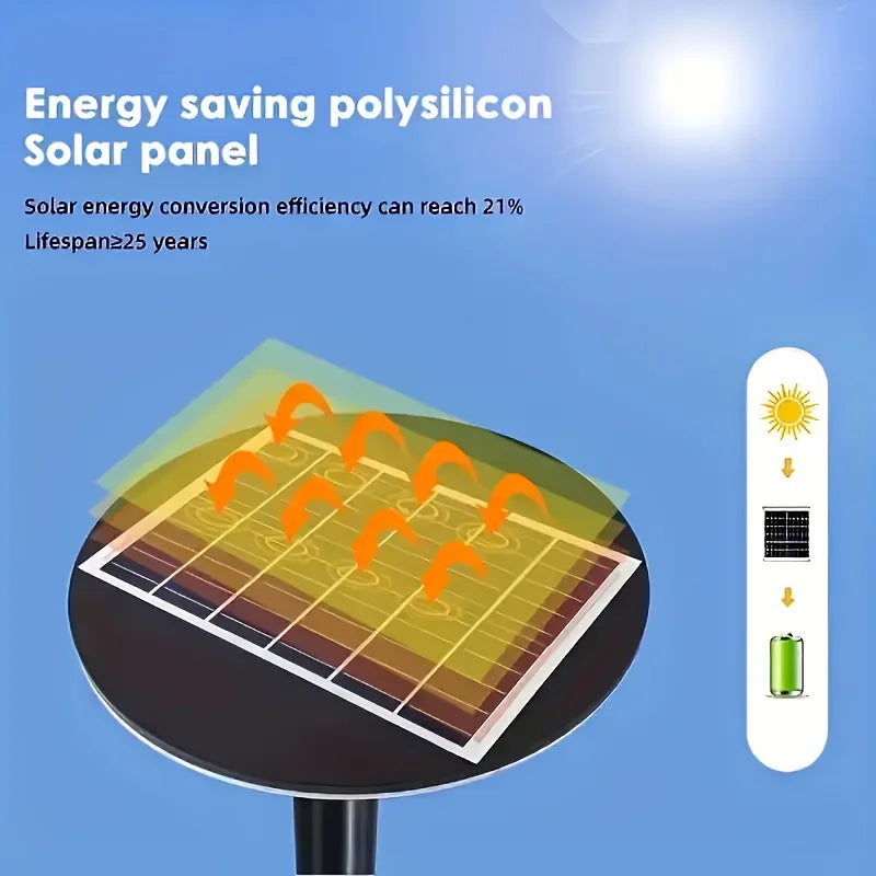 750 LED Solar Lamp Post Light， with 78" Tall Pole, Removable, Dusk to Dawn Motion Sensor 4000W Outdoor Solar Street Lights