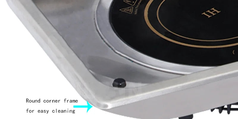 RV Kitchenware Accessories Caravan Wash Sink With Induction Cooker Single Burner Gas Stove With Tempered Glass Lid